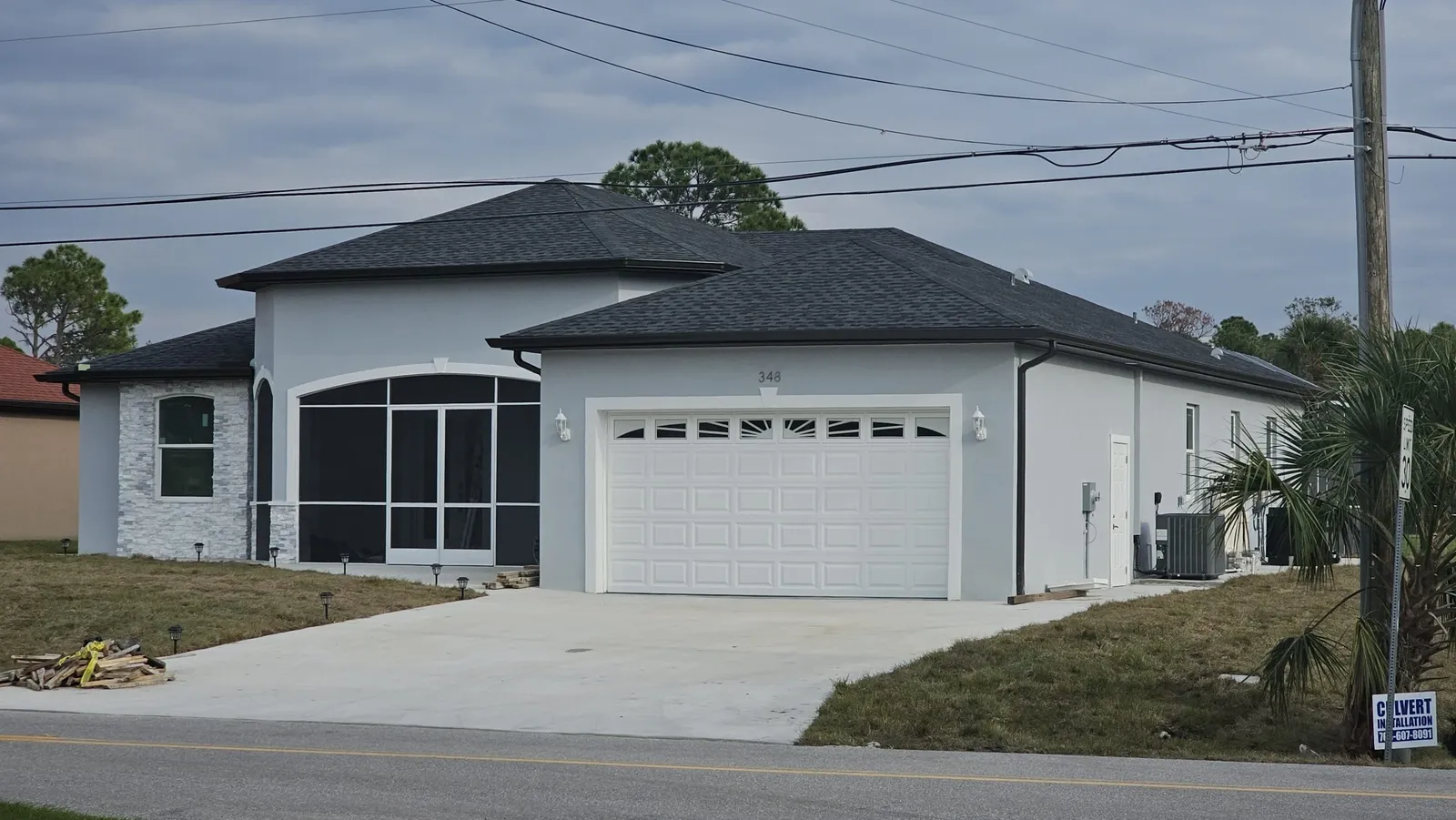 EBM Development custom home exterior in Southwest Florida