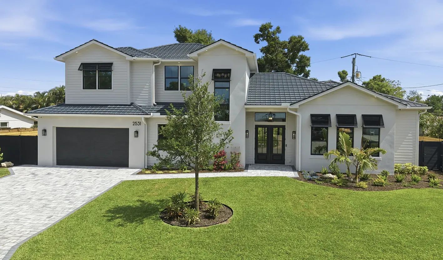 EBM Development custom home exterior in Southwest Florida