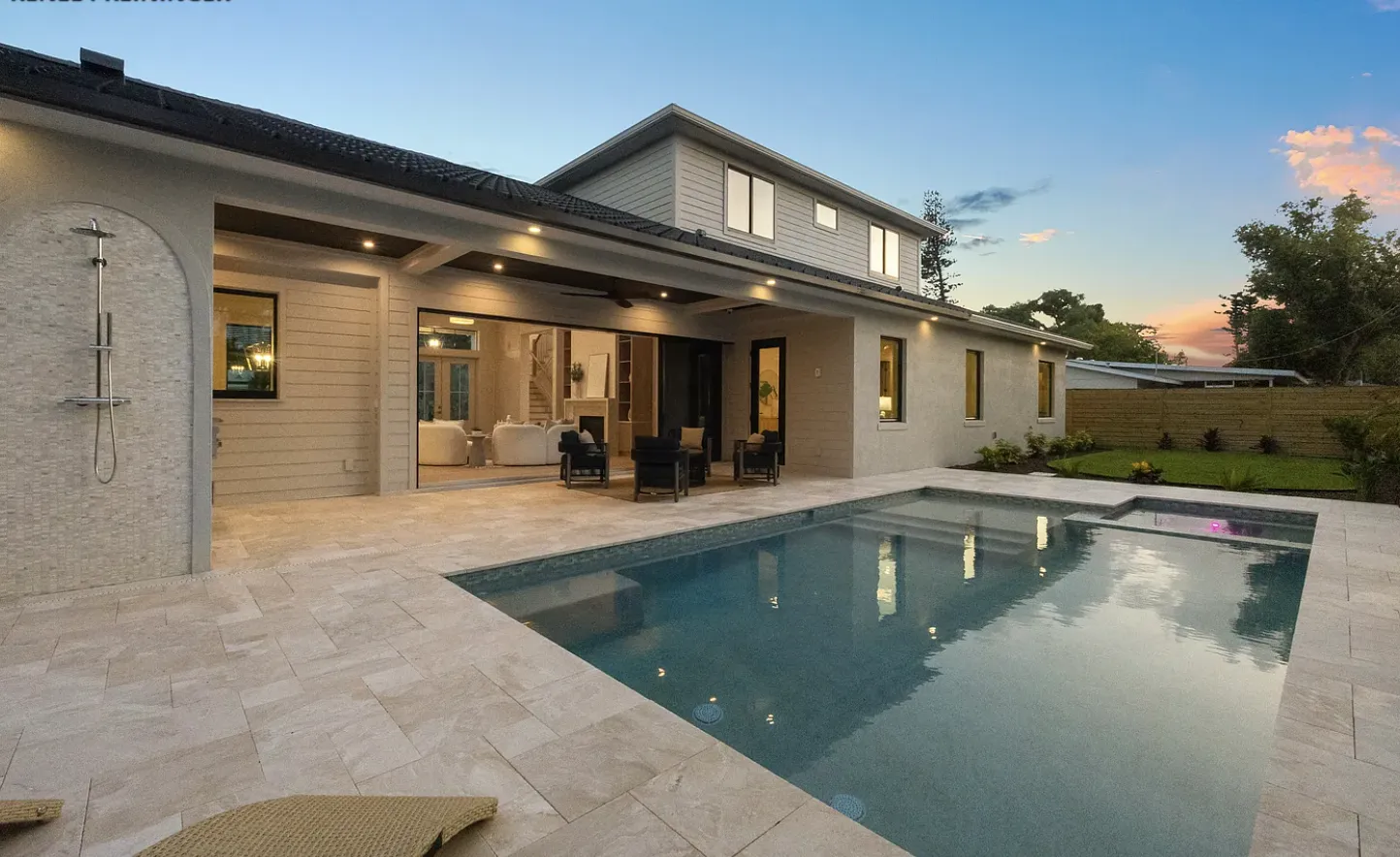 EBM Development custom home exterior in Southwest Florida