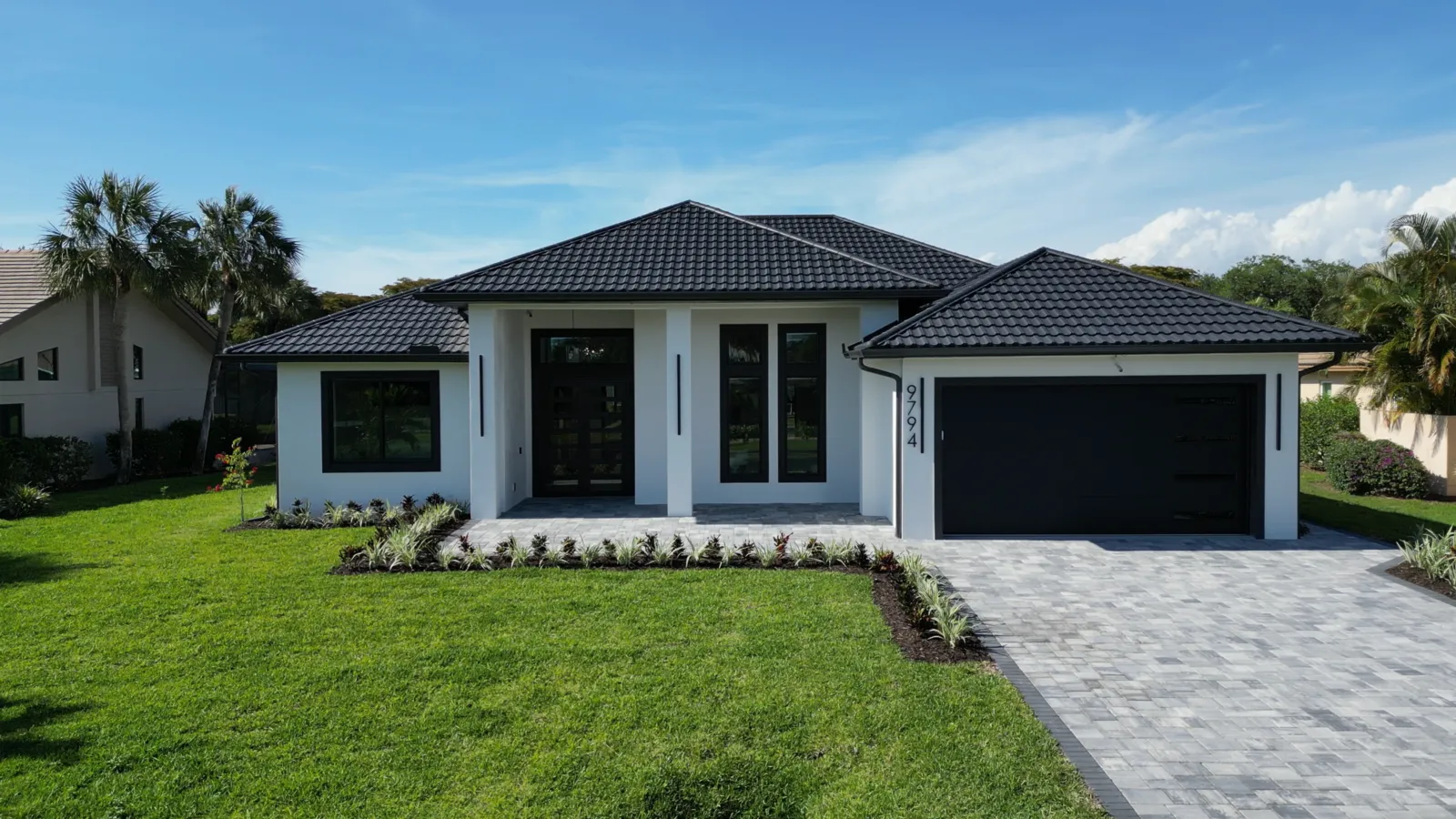 EBM Development custom home exterior in Southwest Florida