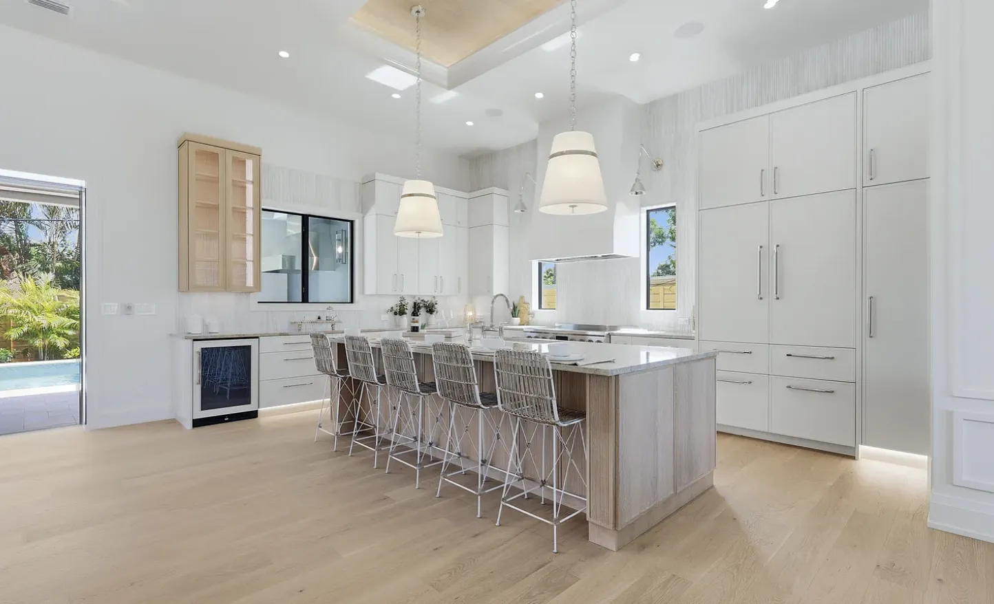 Designer kitchen with large island, EBM Development